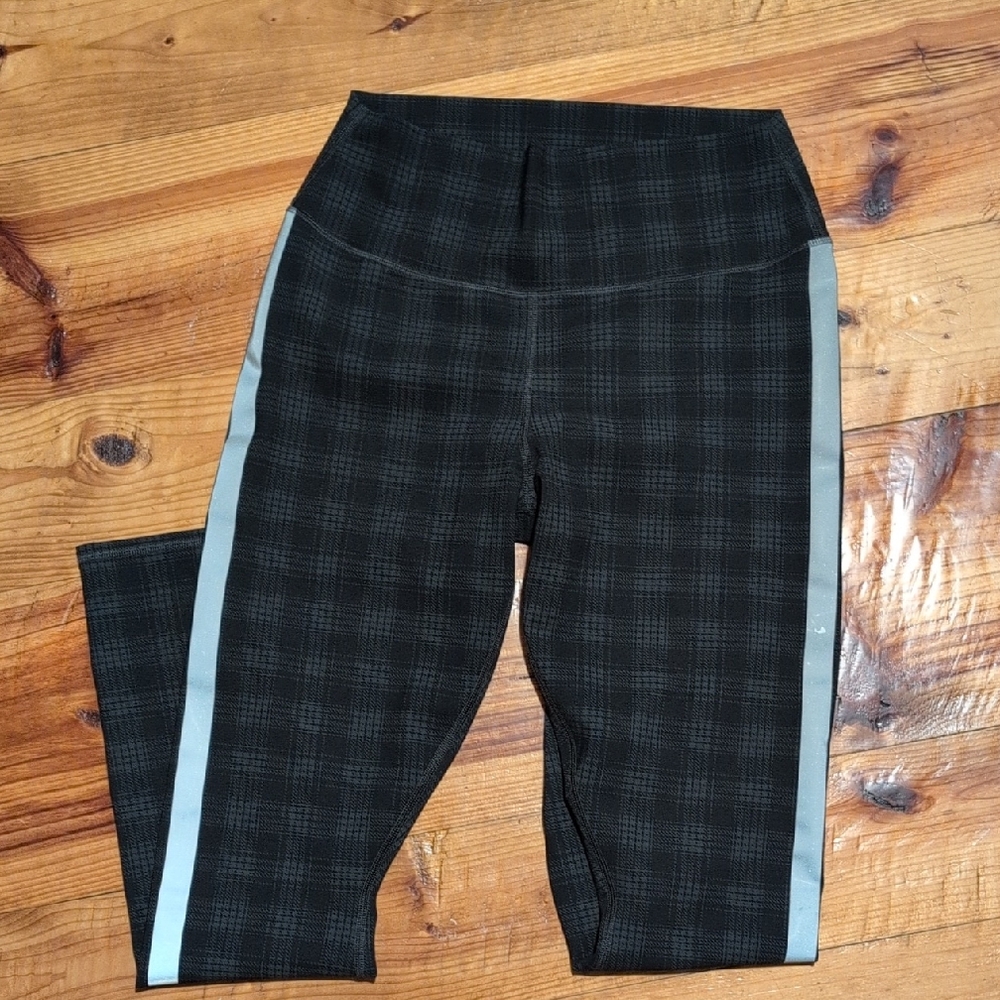 ALO Yoga Gray Plaid Leggings
